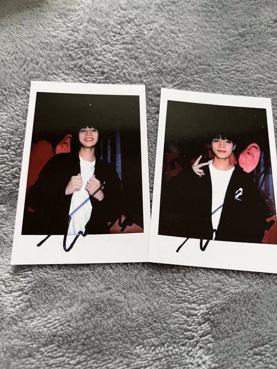 トレカ チェキ　ポラロイド　テイル