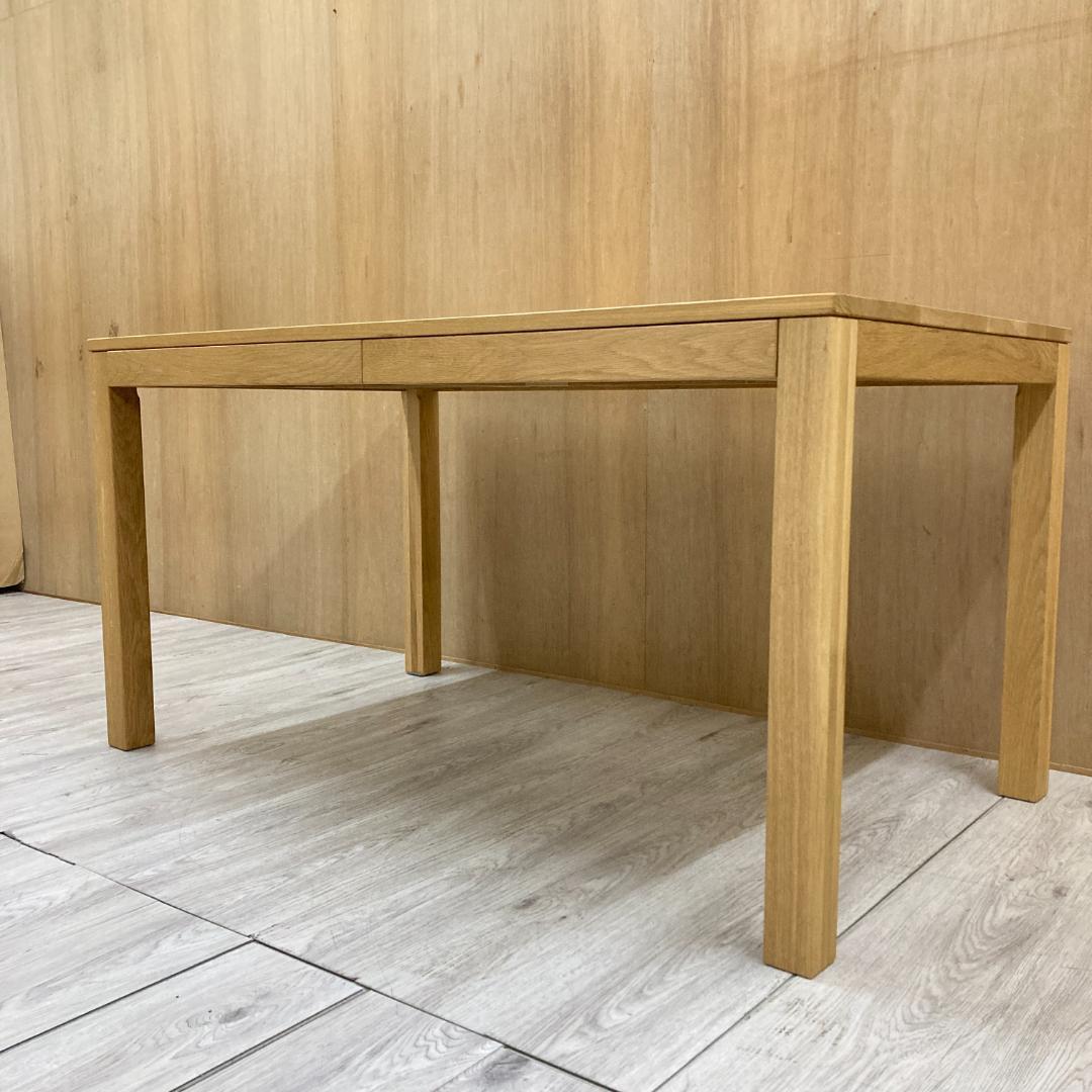 無印良品　ダイニングテーブル　オーク材　天然木　140ｃｍ