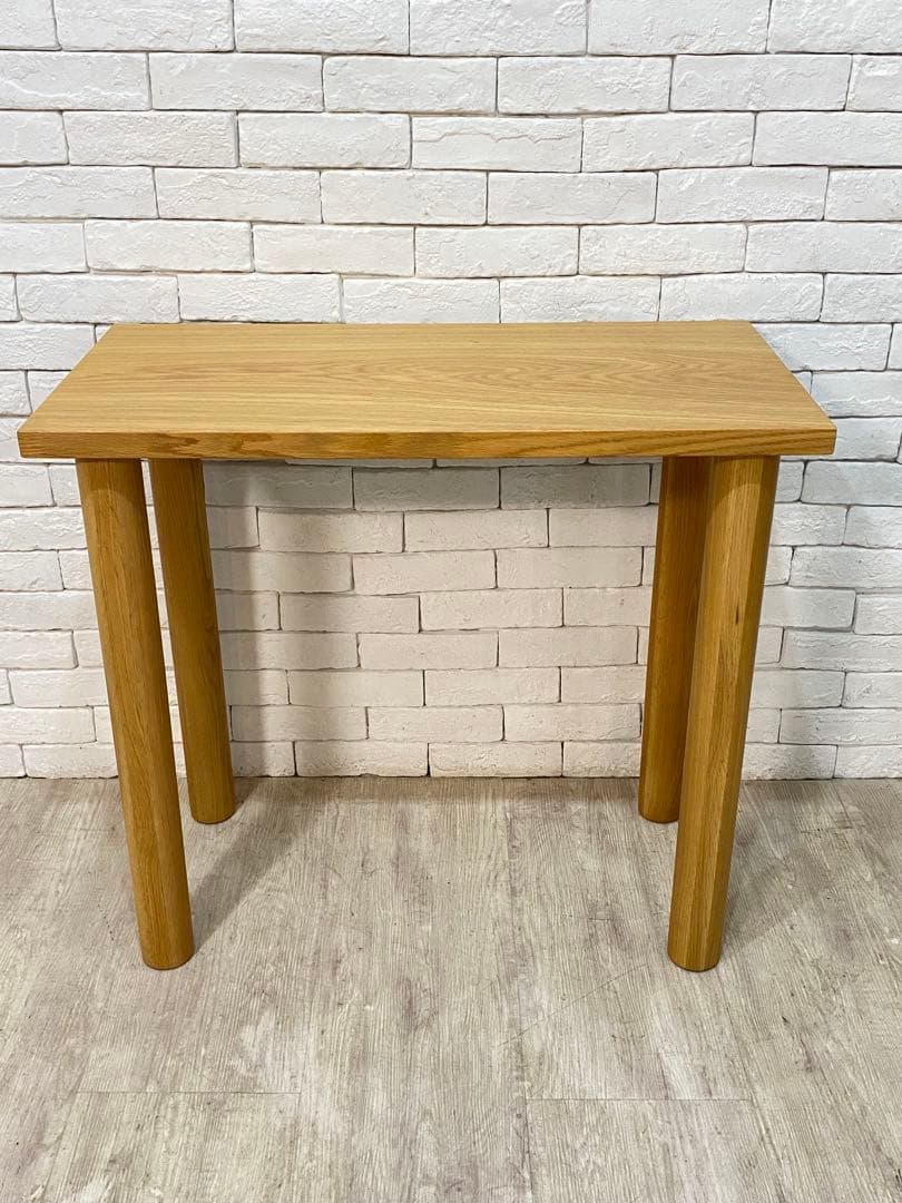 【東京都内23区配送無料】定価4万円　無印　テーブル　飾り棚　机　サイド　ナイト