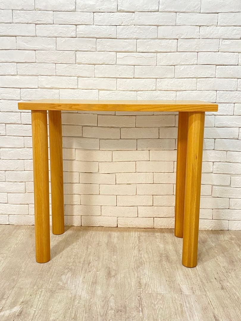 【東京都内23区配送無料】定価4万円　無印　テーブル　飾り棚　机　サイド　ナイト