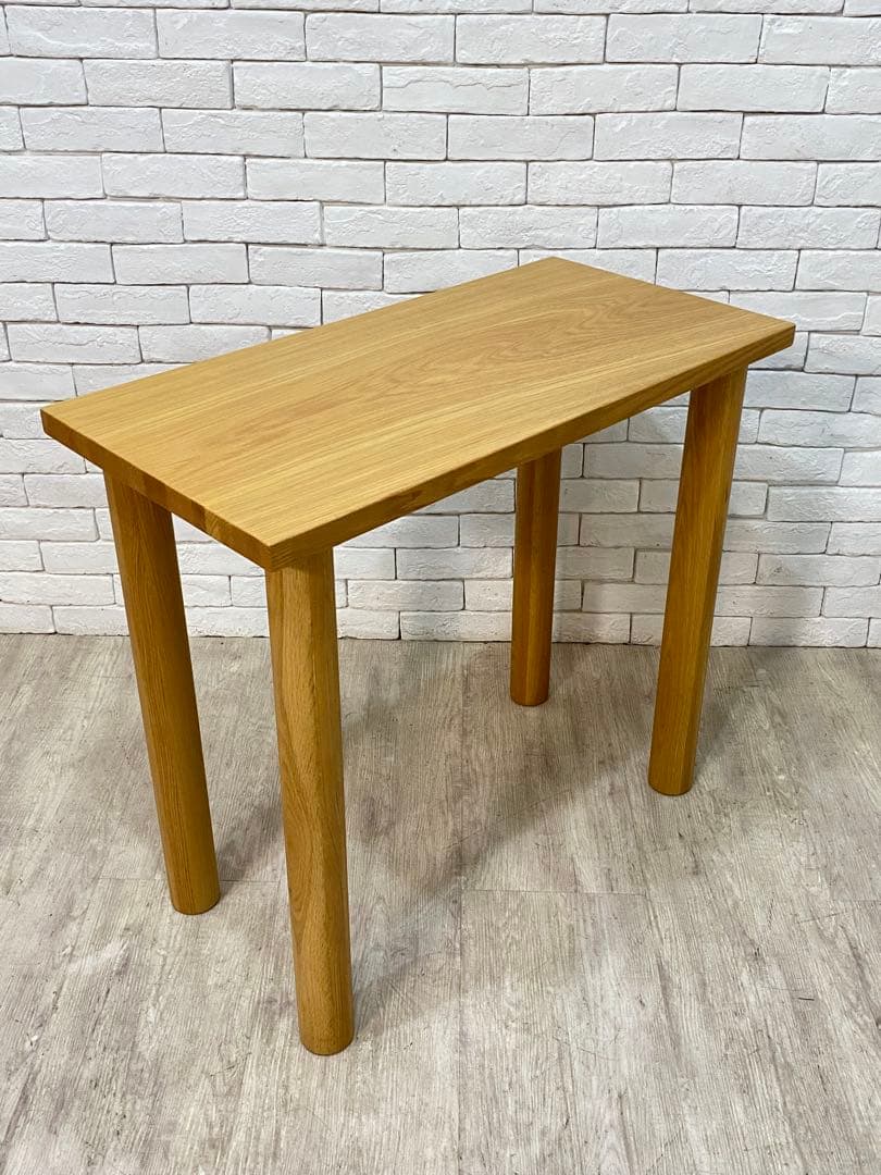 【東京都内23区配送無料】定価4万円　無印　テーブル　飾り棚　机　サイド　ナイト