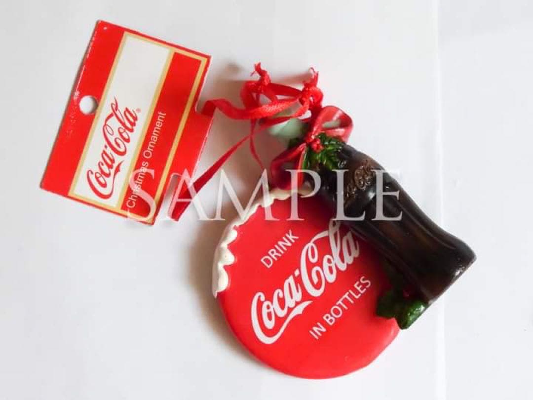 コカ・コーラ「ボトル」クリスマス　ビンテージオーナメント