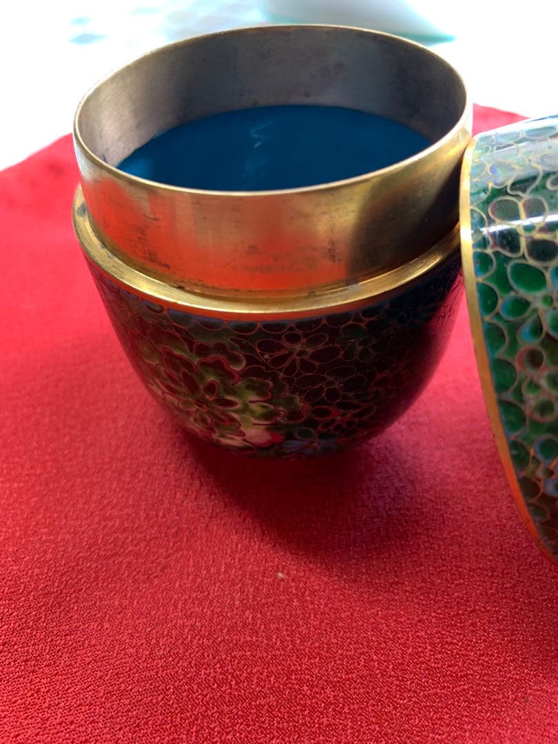 七宝焼棗　景泰藍