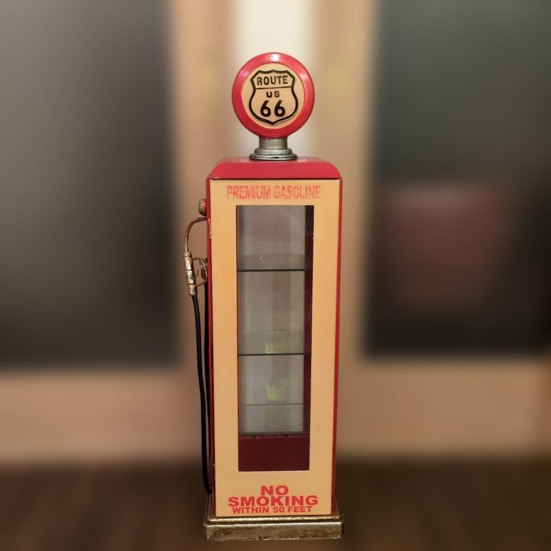 ルート66 ガソリンスタンドポンプ 雑貨　棚　ビックサイズ