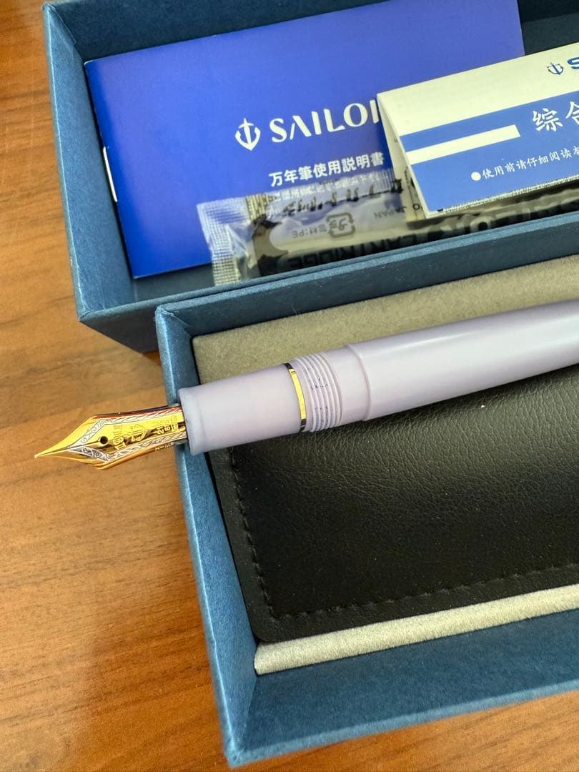 SAILOR セーラー万年筆　霧雨 21金MF