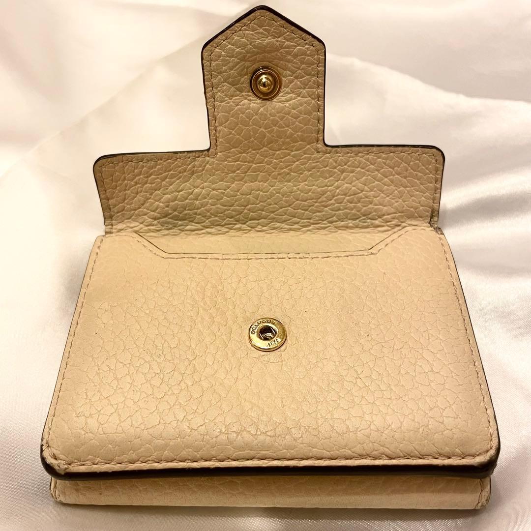 【良品】現行モデル DELVAUXデルヴォー　3つ折財布 レザー