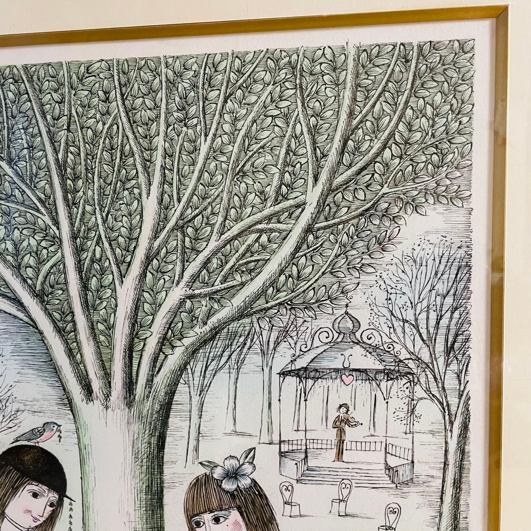 レイモンペイネ　『心を開いて』　リトグラフ 大型　版画　エディションNo.あり