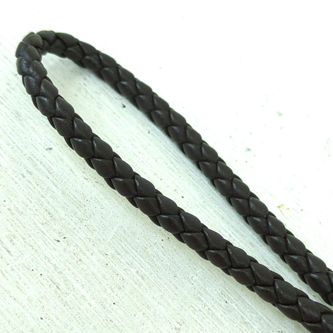 ボッテガヴェネタ レザー スマートフォンストラップ ブラウン シルバー925