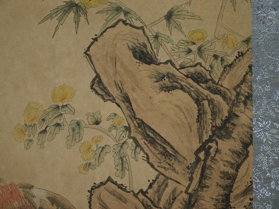 中国古美術 唐時代の人物図　肉筆絵　激安骨董品 BD312A13-2