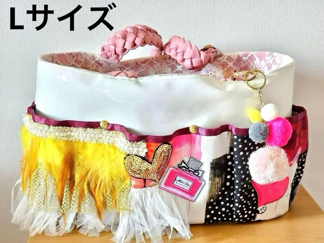 fafa １点もの！　キャリーバッグ　Lサイズ