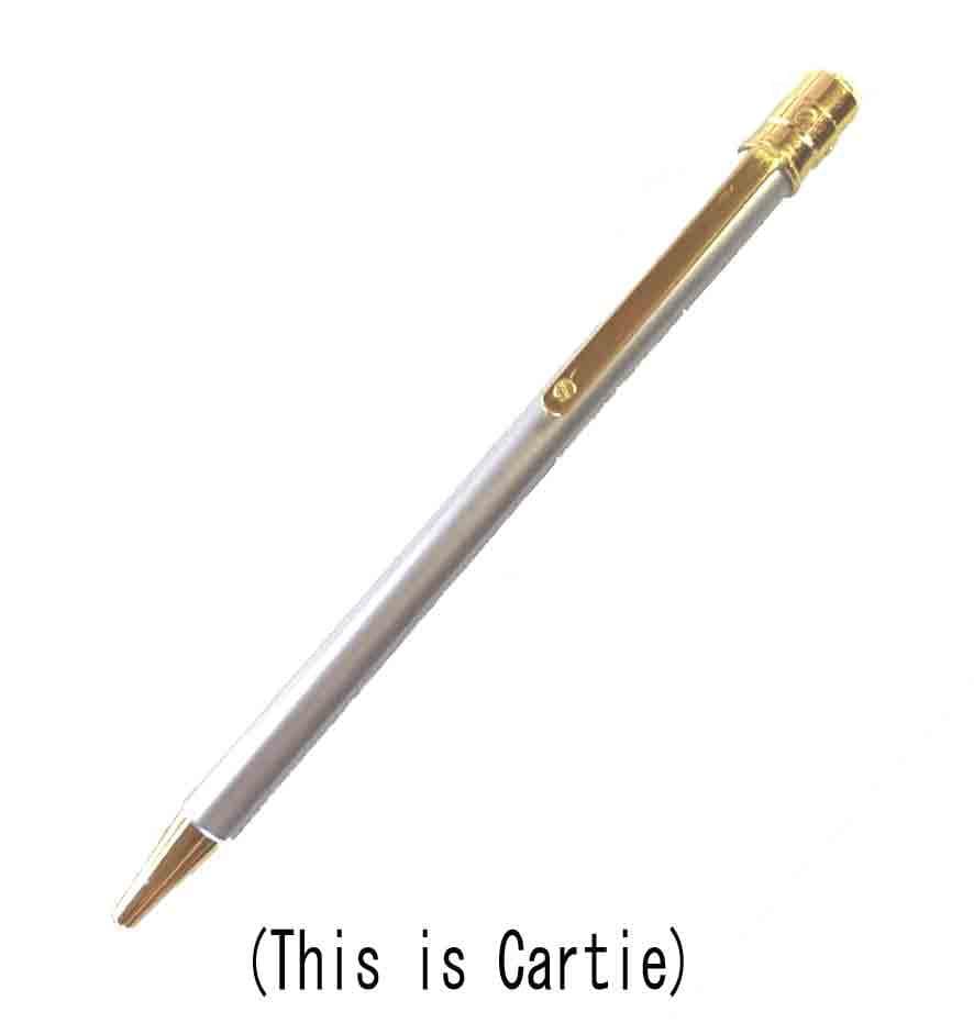 【This is the Cartier】シルバー＆ ゴールド ボールペン