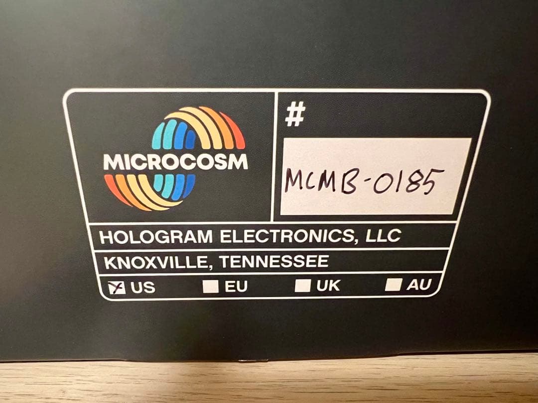 【新品】HOLOGRAM Microcosm Matte Black