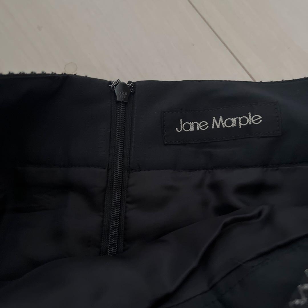 ▪︎ジェーンマープル▪︎バイオリン模様 フレアスカート 黒