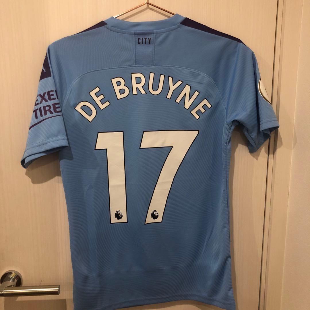 『正規品/優勝パッチ』マンチェスターシティ18/19 デ・ブライネ