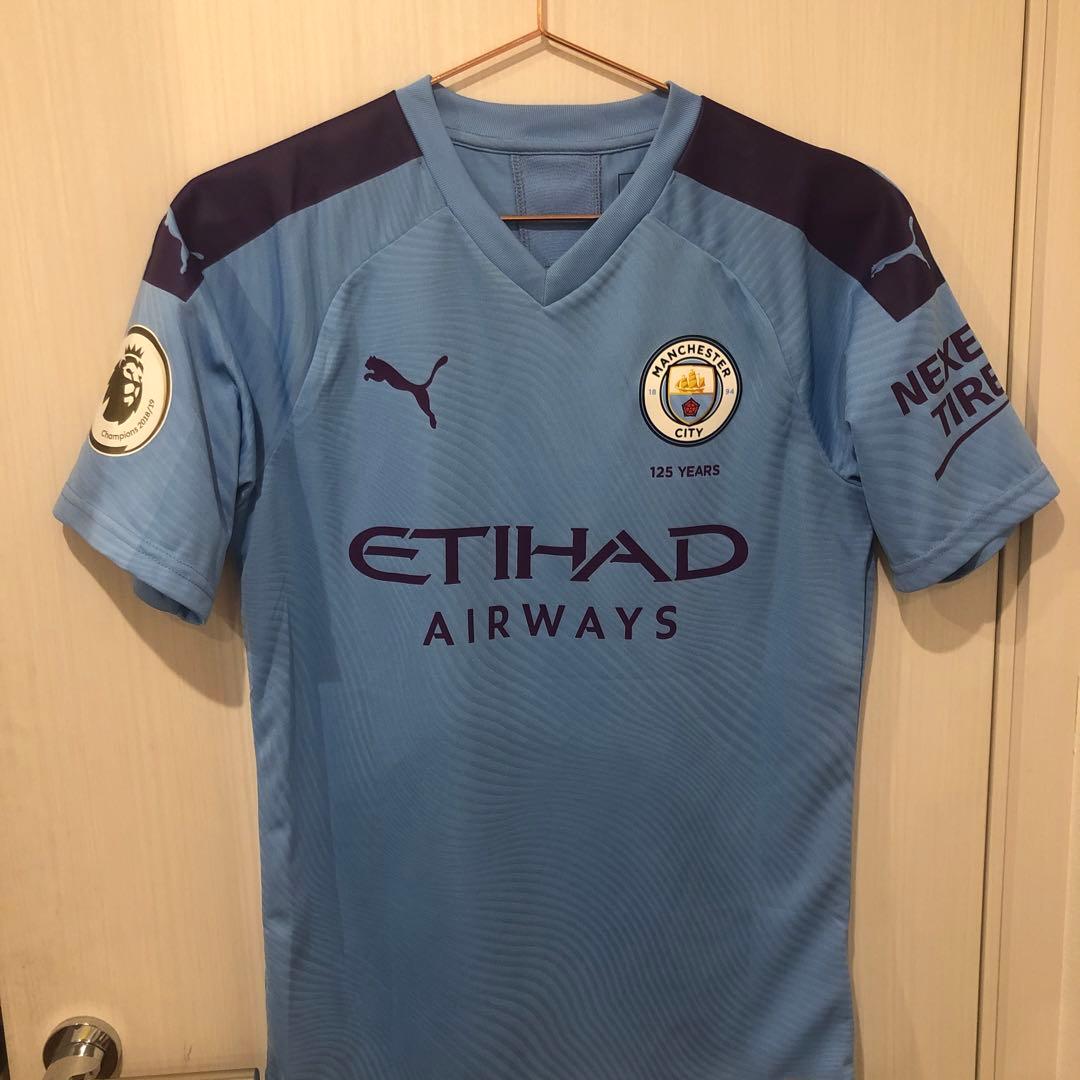 『正規品/優勝パッチ』マンチェスターシティ18/19 デ・ブライネ