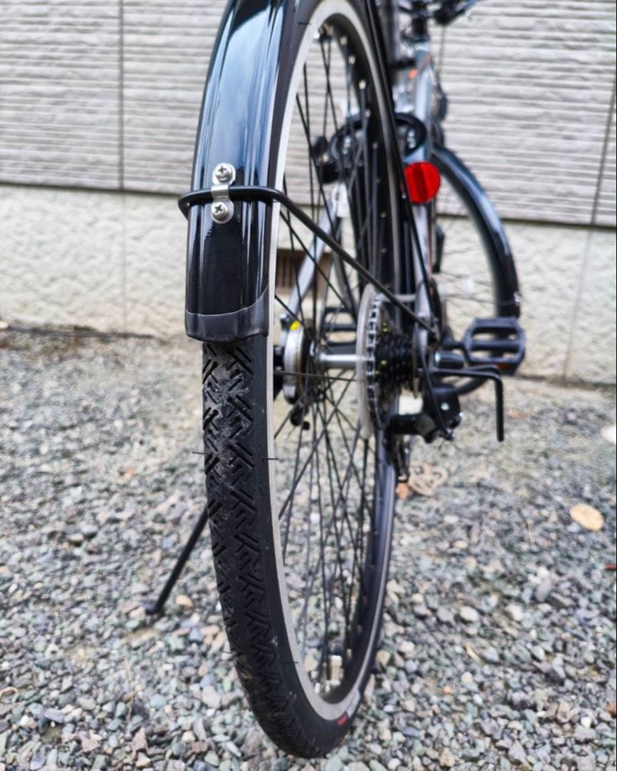 ブリヂストン　電動アシスト自転車 グレー 27インチ