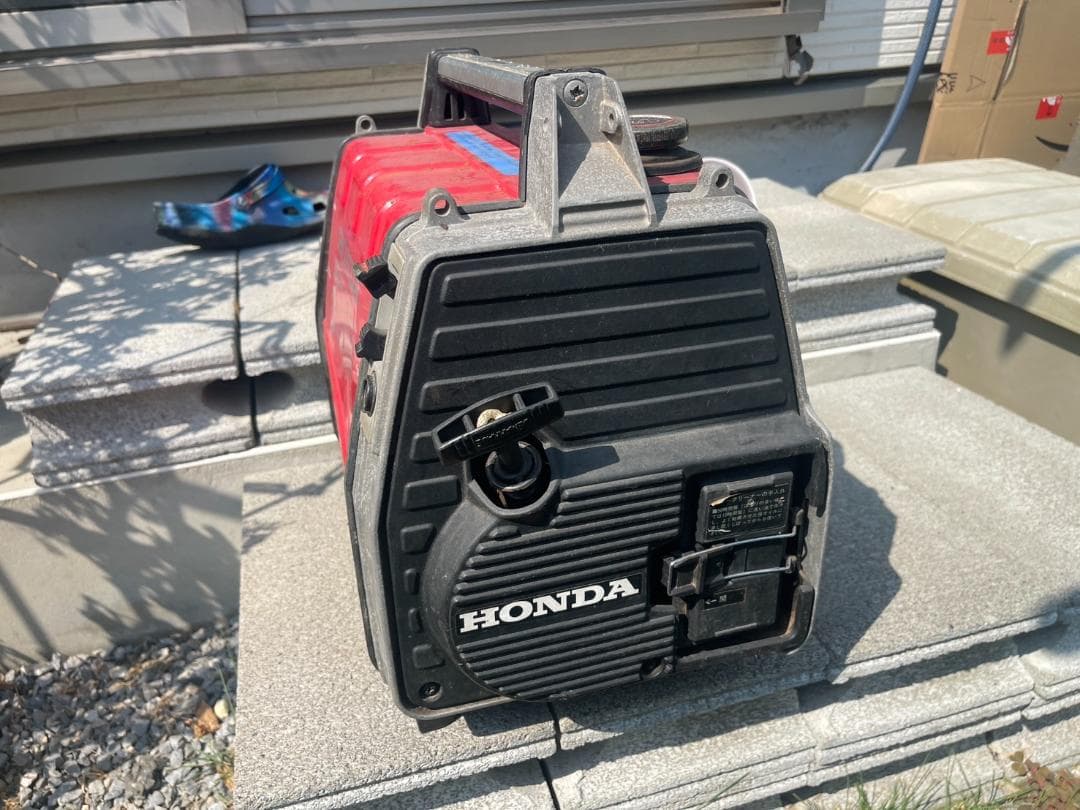 HONDA EM550 ポータブル発電機 赤 動作未確認