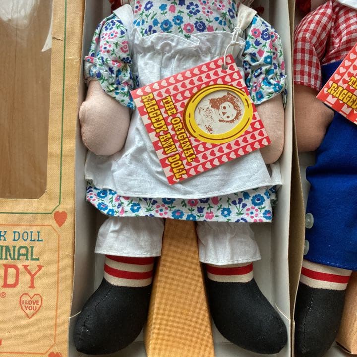 貴重　超激レア　ラガディ　ヴィンテージ　めちゃくちゃ可愛いアンとアンディ　箱入り