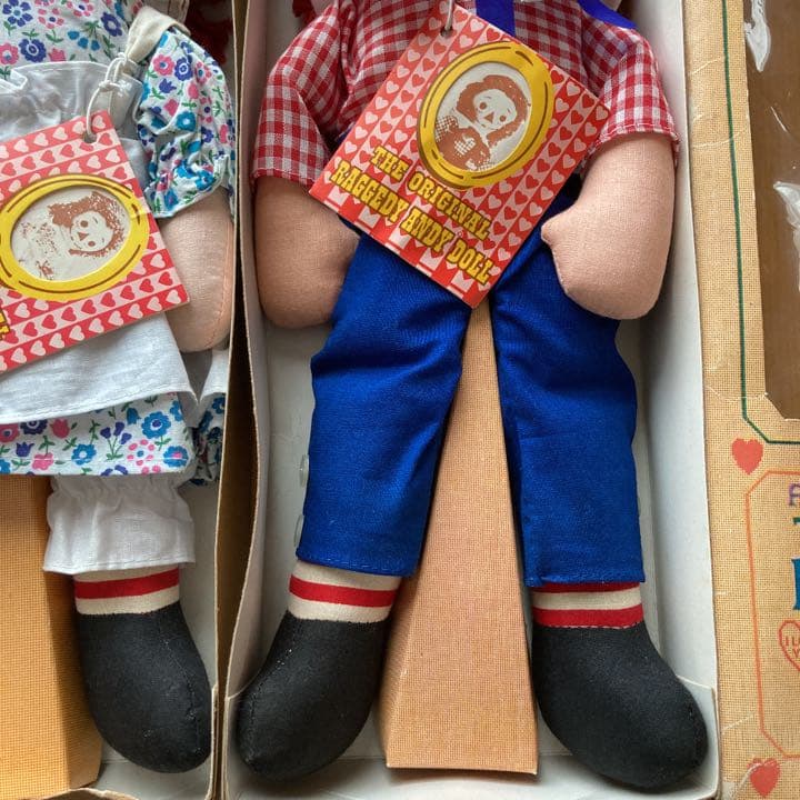 貴重　超激レア　ラガディ　ヴィンテージ　めちゃくちゃ可愛いアンとアンディ　箱入り