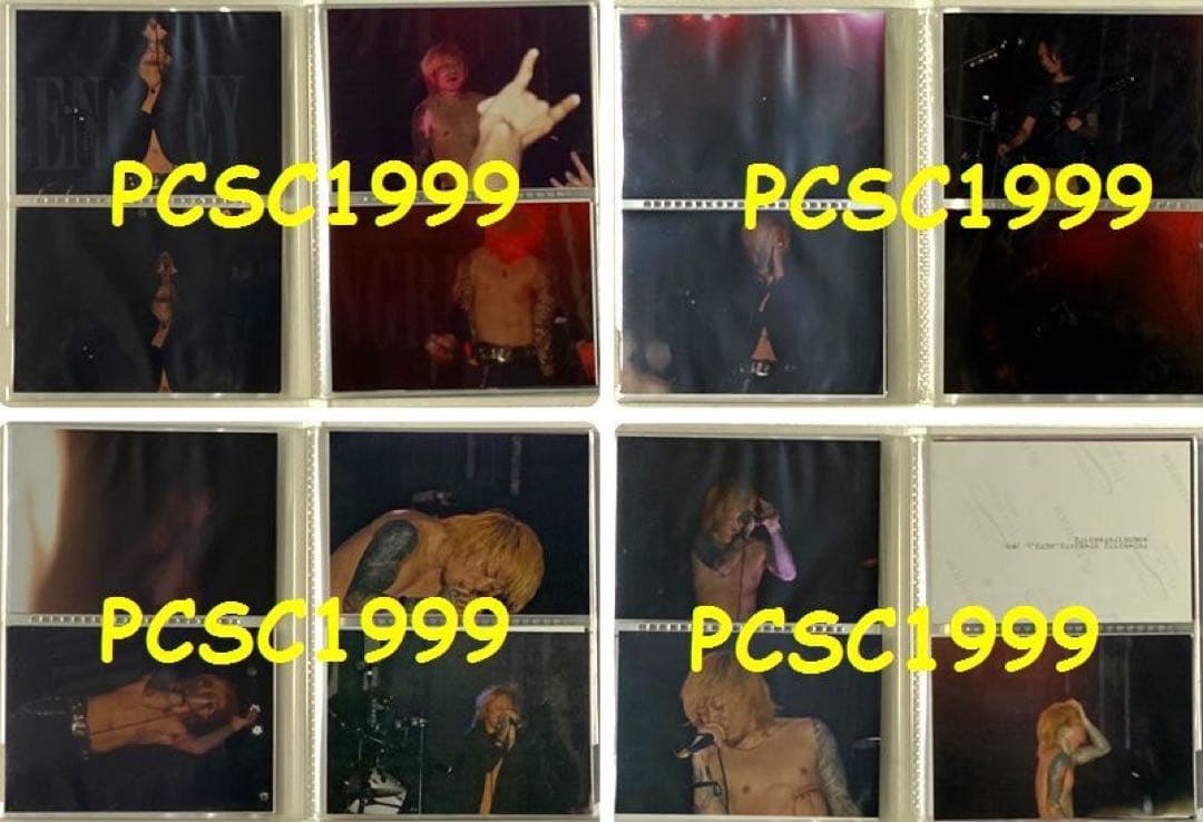 Dir en grey 2007年北米ツアー シャツ 写真　ステッカー　カード
