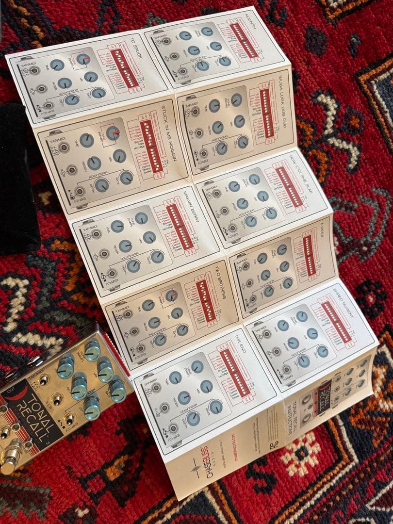 希少NO.292 Tonal Recall アナログディレイエフェクター