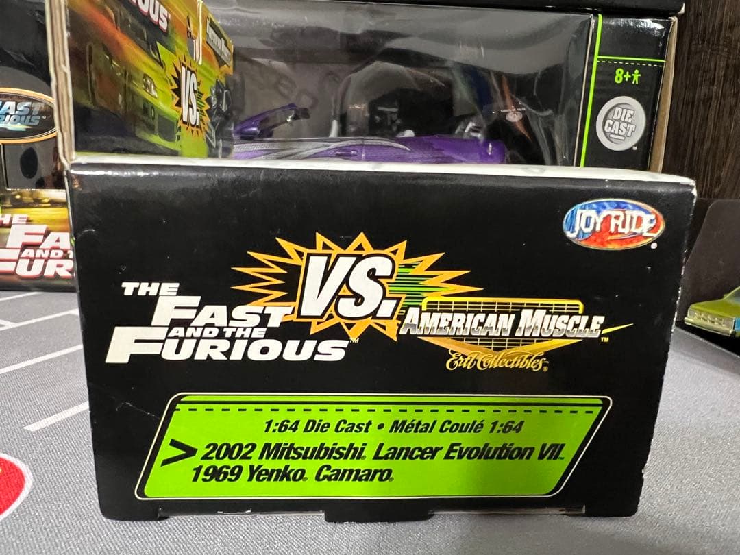 ミニカー FAST&FURIOUS Lancer vs Camaro