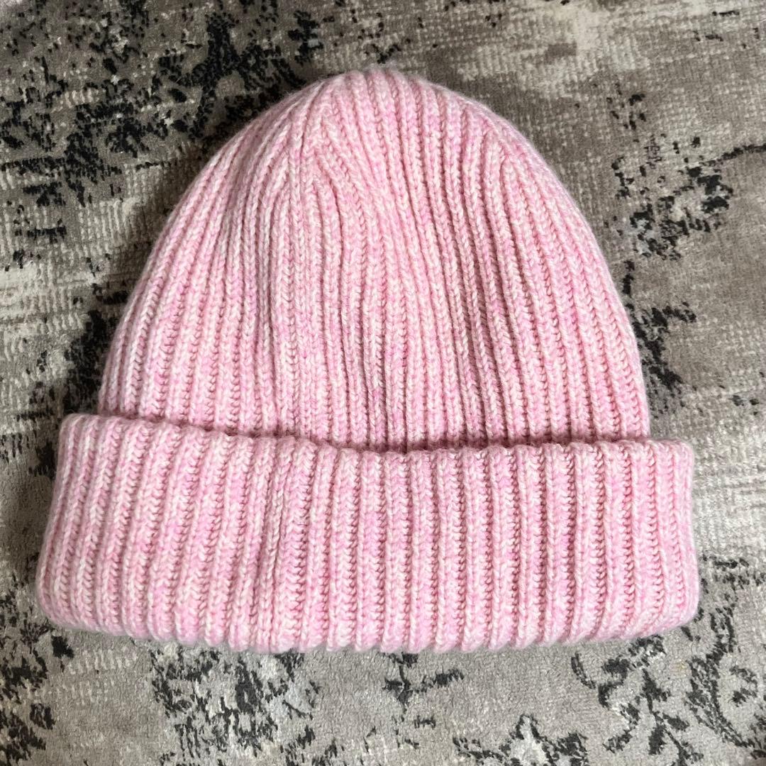 GANNI ガニー　ピンク　ニット帽