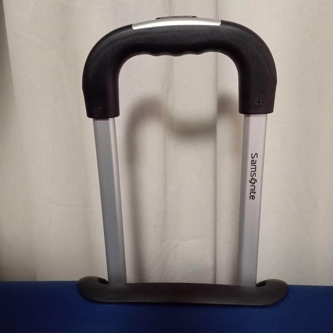 サムソナイト 大型 4輪 布製 スーツケース 青 黒 キャリーケース