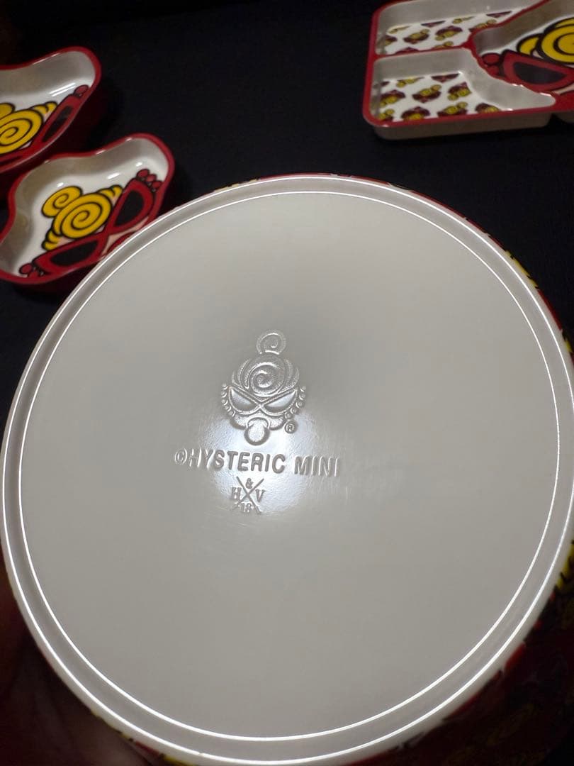 Hysteric Miniヒスミニメラミン食器　レッド5点セット正規品