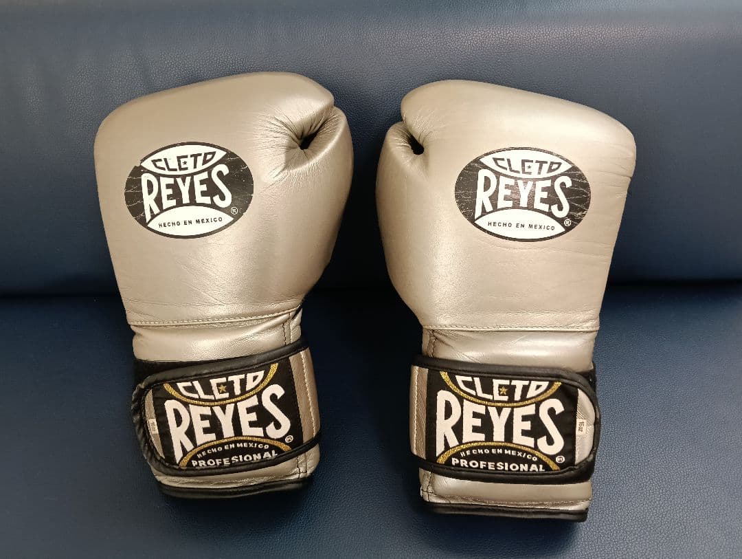 CLETO REYES プロフェッショナル ボクシンググローブ シルバー