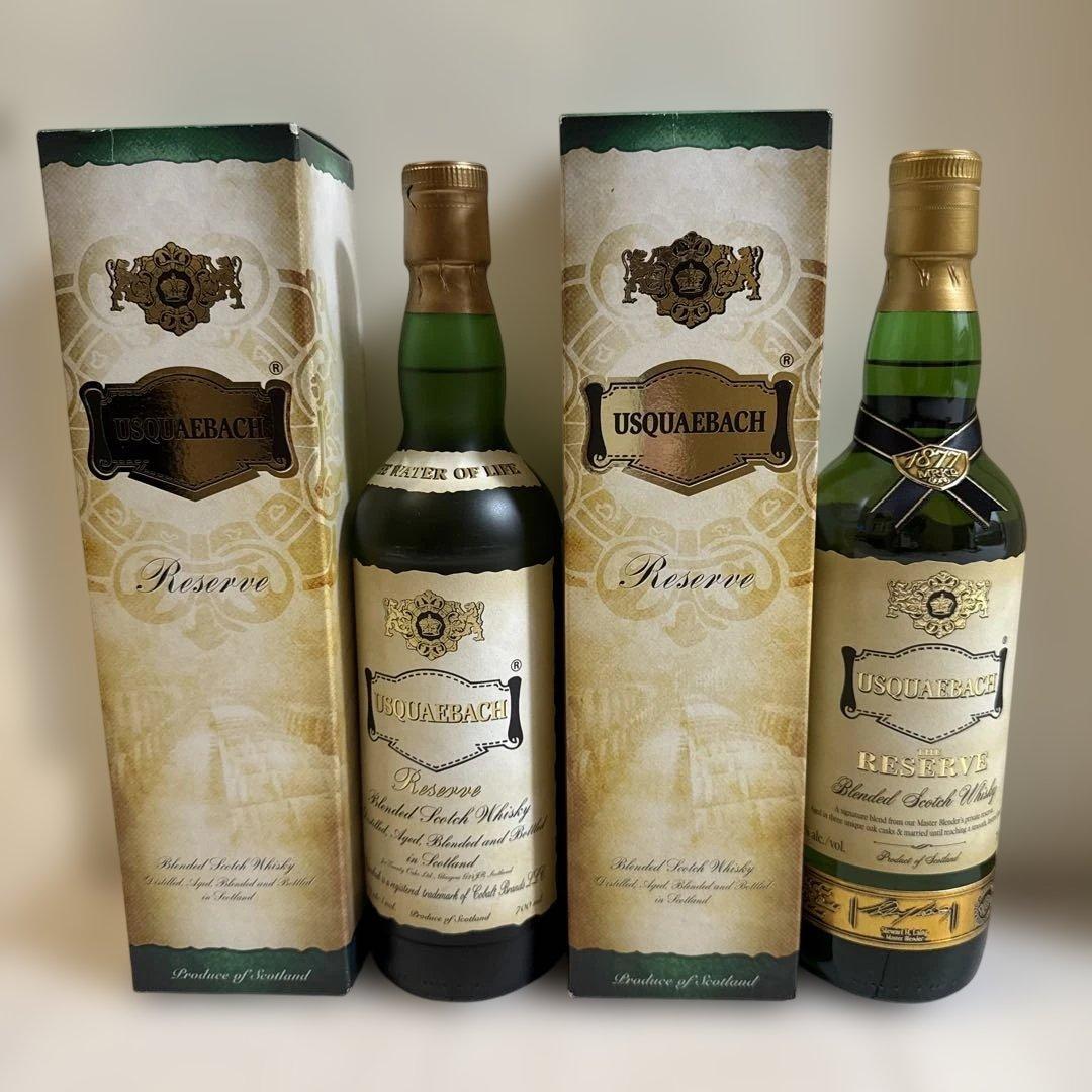 USQUAEBACH Reserve ブレンデッドスコッチウイスキー　新旧セット