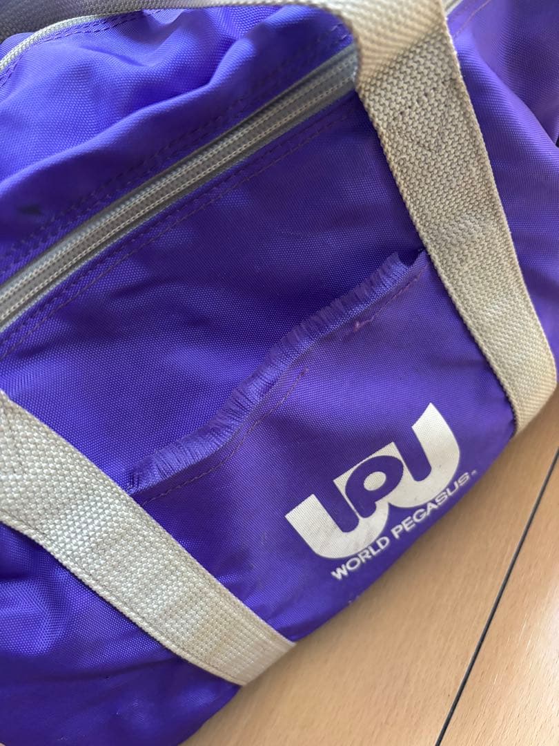 旧ワッペ　スクバ　紫　ワールドペガサス　旧型