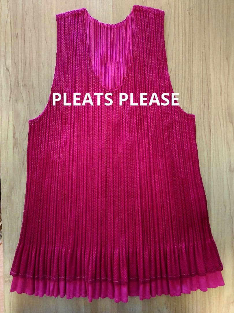 PLEATS PLEASE プリーツプリーズ ベスト ノースリーブ