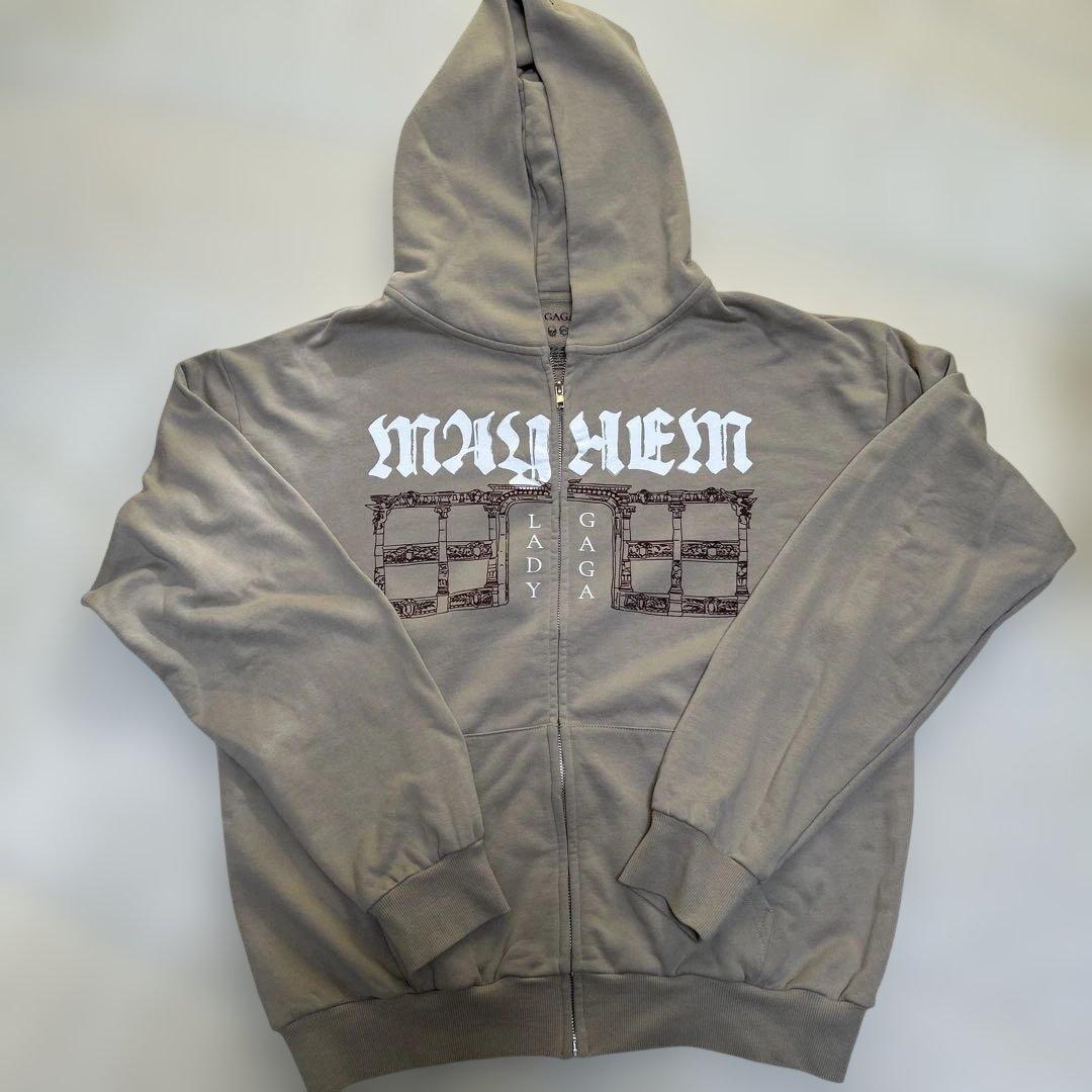 (新品)2026年1.21.22 レディーガガライブパーカー ベージュ