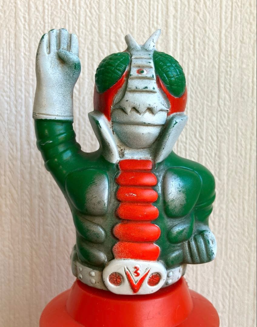 ポピー　POPY 仮面ライダーV3 おもちゃポンプ　ソフビ　 仮面ライダー