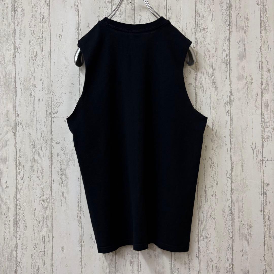 【激レア】STUSSY ステューシー　タンクトップ　ノースリーブ　完売モデル　黒