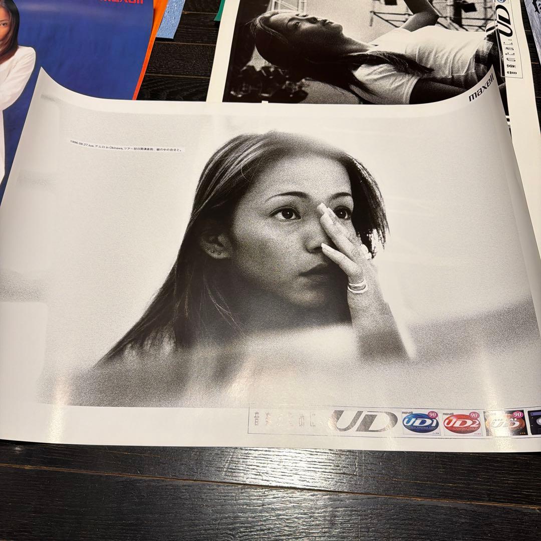 安室奈美恵　12枚　A2サイズ　ポスター　当時品　マクセル　非売品