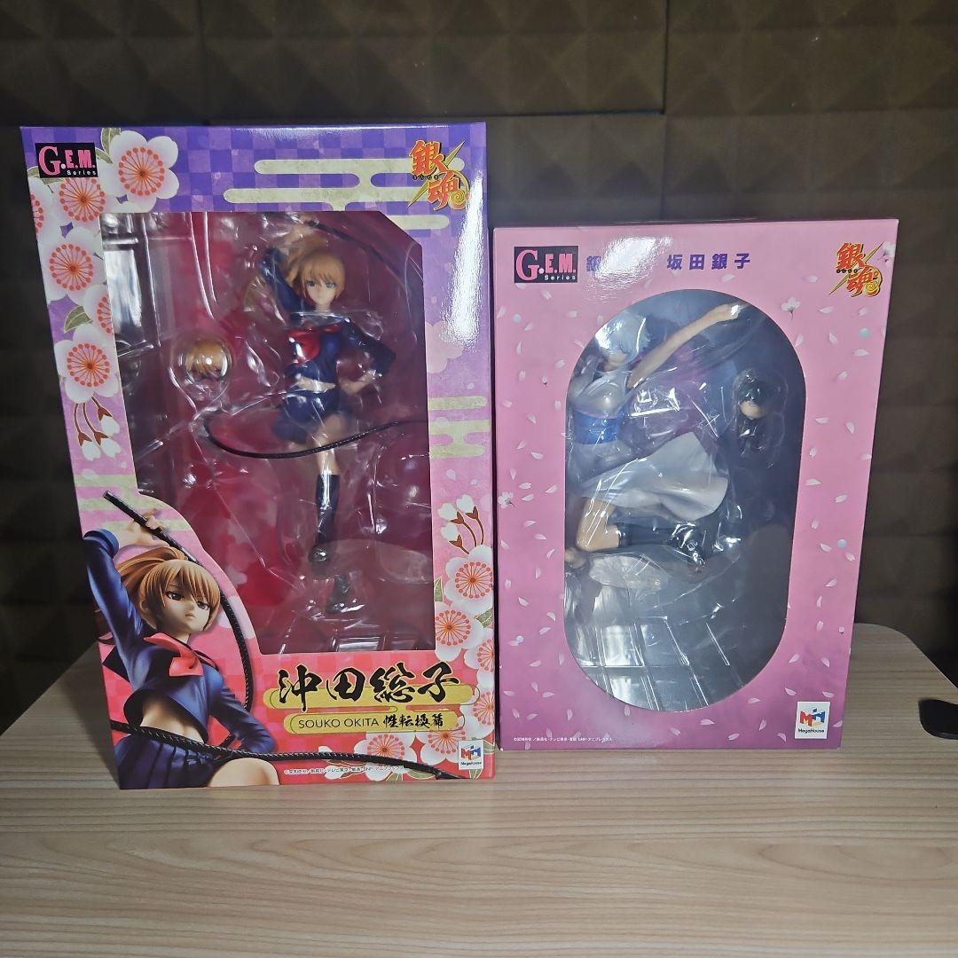 【新品未開封】銀魂　メガハウス　沖田総子　坂田銀子　フィギュア