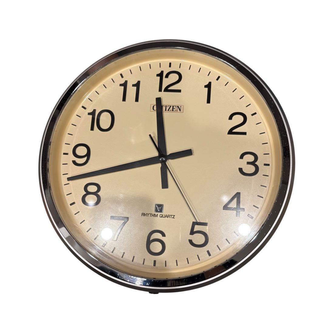 壁掛け時計　昭和レトロ　CITIZEN 学校の教室にあったあの時計
