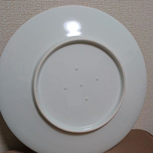 貴重！初代奥川忠右衛門の白磁額皿　西武百貨店での購入