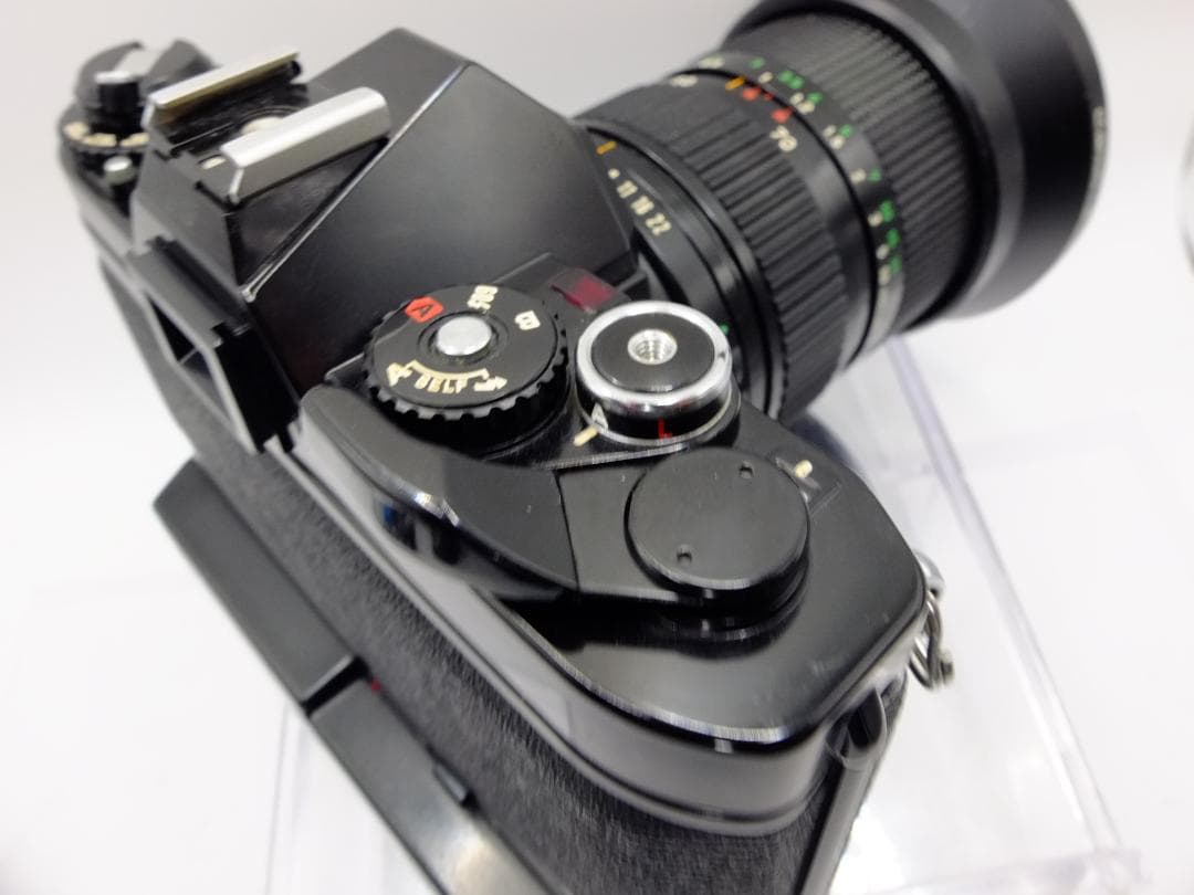 【実写確認済整備品】キャノンAV-1ブラック／ニューFD35-70mmf4付