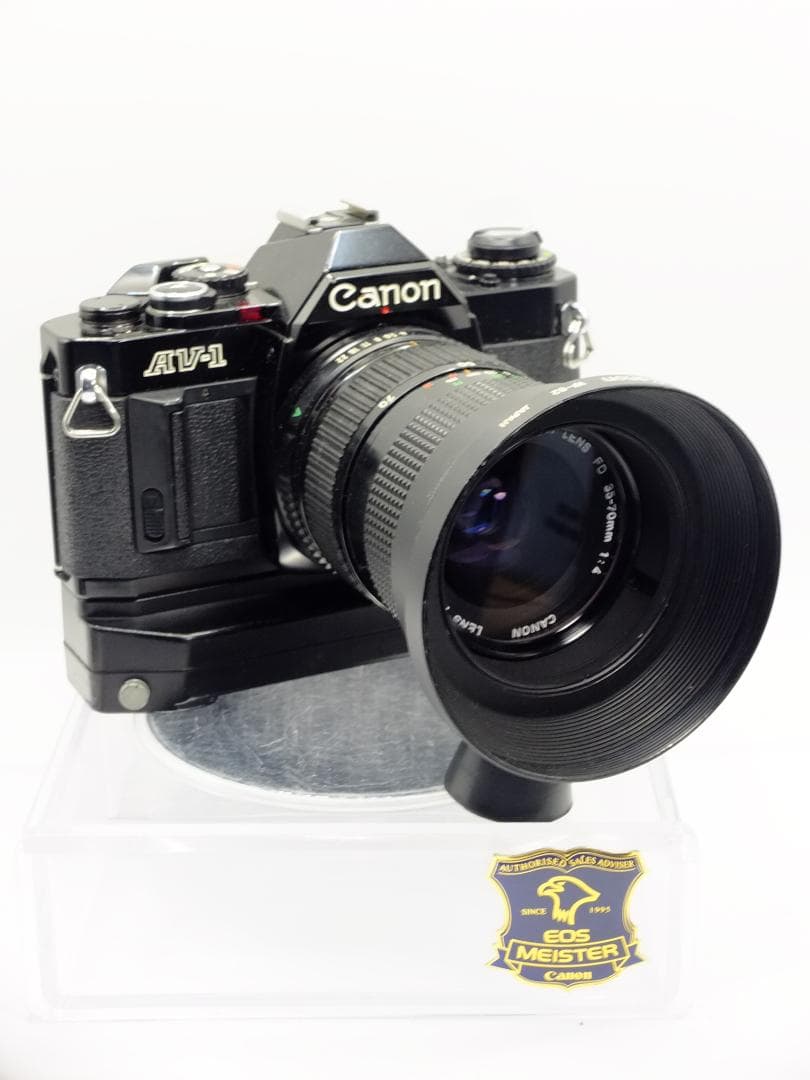 【実写確認済整備品】キャノンAV-1ブラック／ニューFD35-70mmf4付