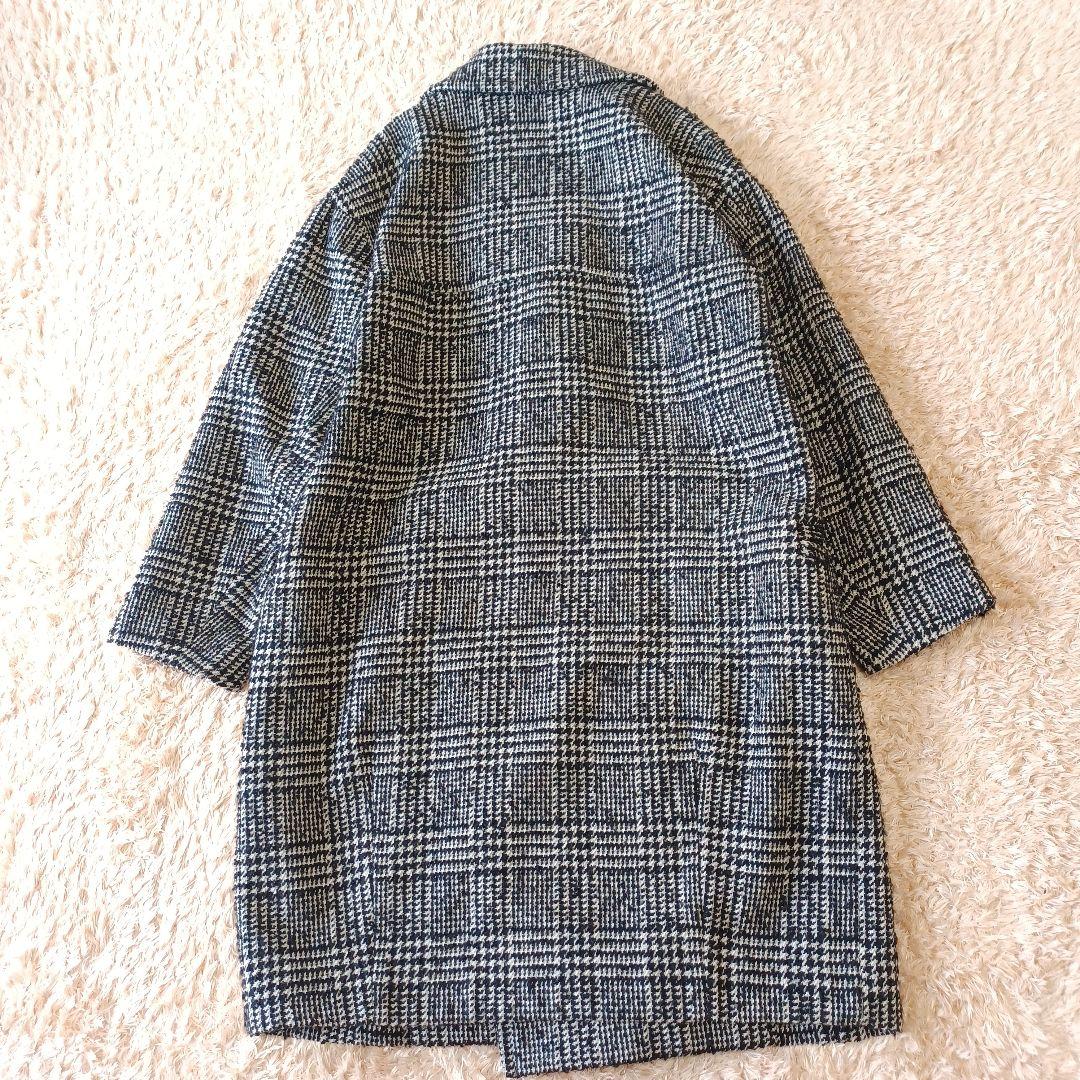 ユナイテッドトウキョウ　チェックコート　チェスターコート　ツイード