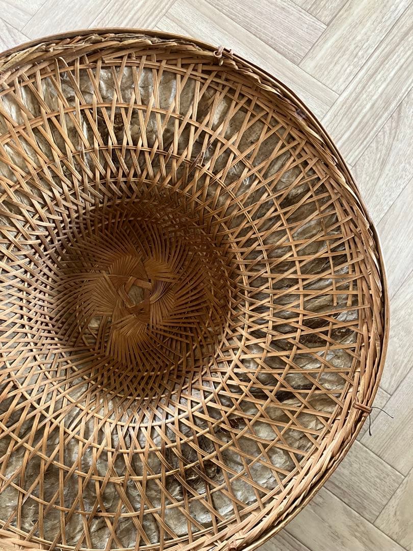 フランス ビンテージ 手編みの帽子