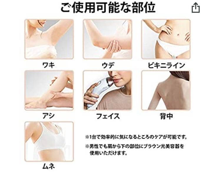 ブラウン光美容機シルクエキスパートBD5007