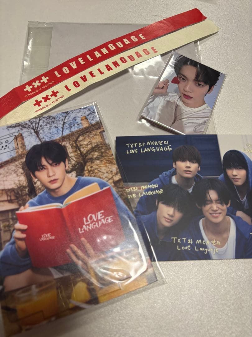 TXT Lovelanguage サノクセット　スビンフォトスタンド