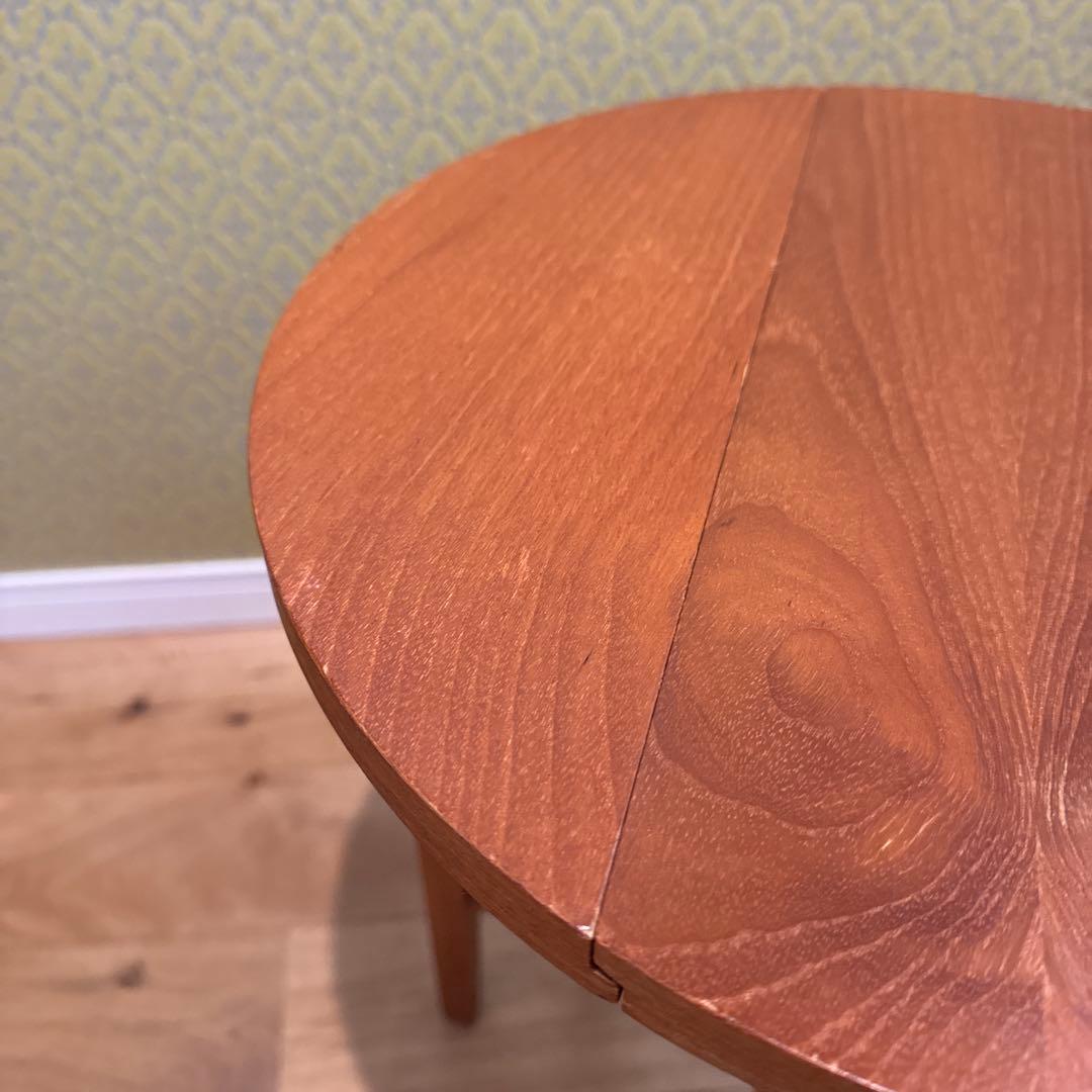 イギリスアンティーク フォールディングテーブル 天然木 折りたたみテーブル