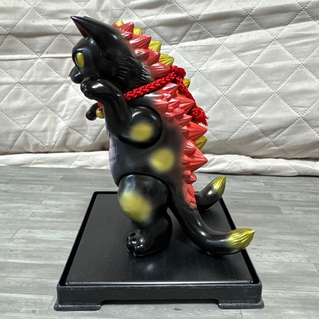 小夏屋　大王ネゴラ　黒招き猫　ソフビ