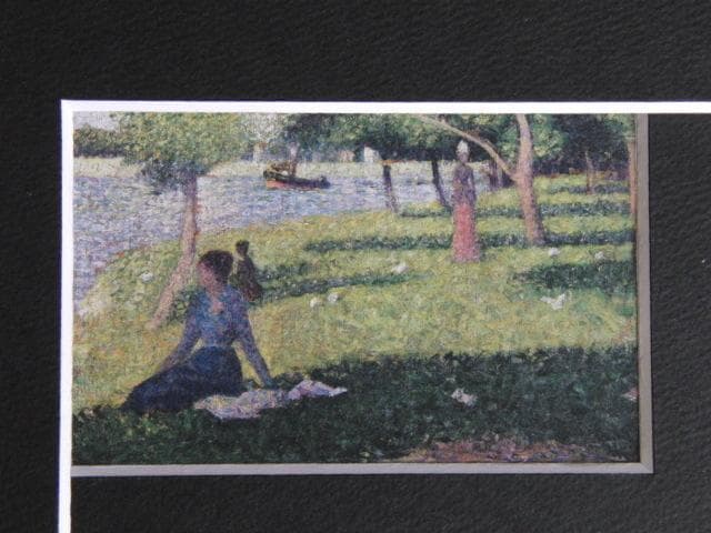 ジョルジュ・スーラ、≪グランド・ジャット島の日曜日の午後≫の習作、希少な画集より