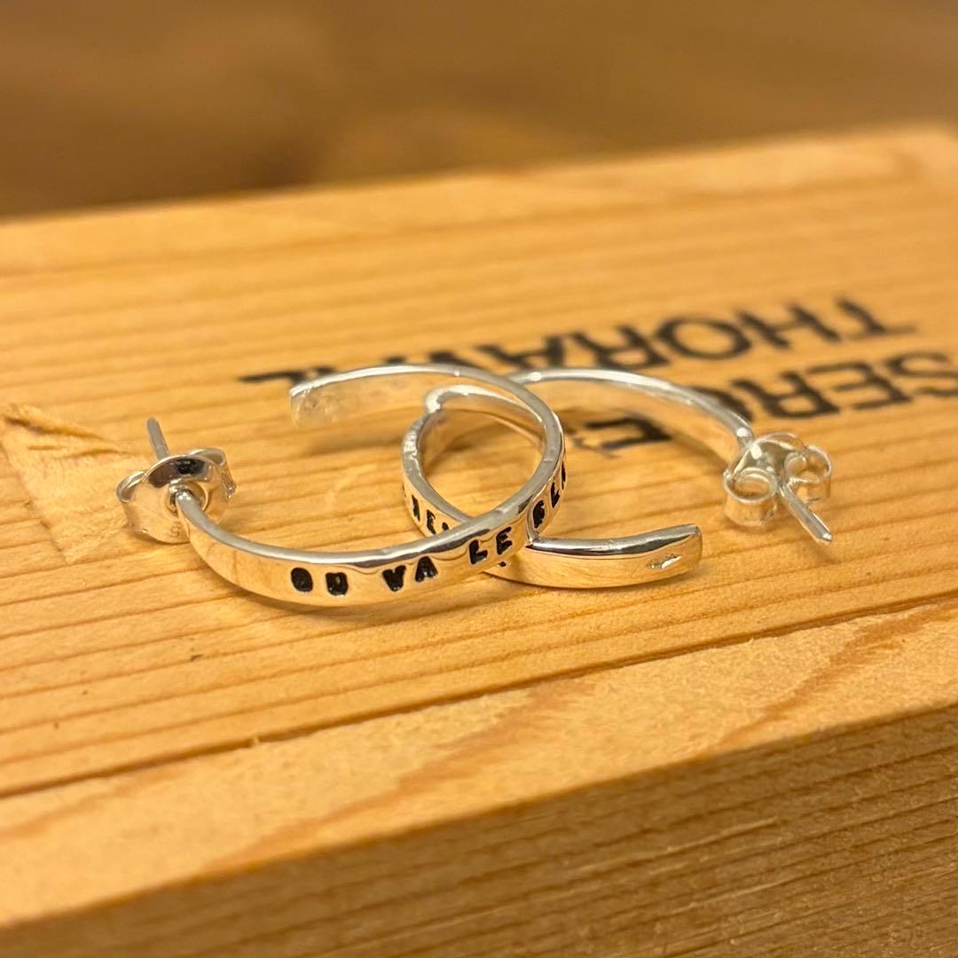 SERGE THORAVAL　雪解け　シルバー　ピアス　両耳用